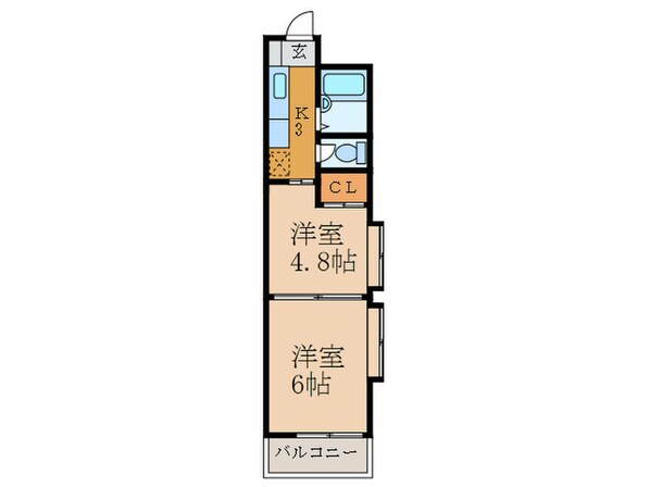 ヴァリーゴールド足立の物件間取画像